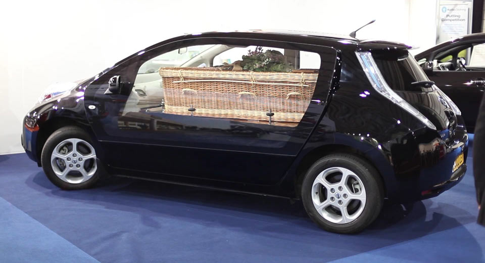  Nissan Leaf Hearse Is The Green Way To Die [w/Video]
