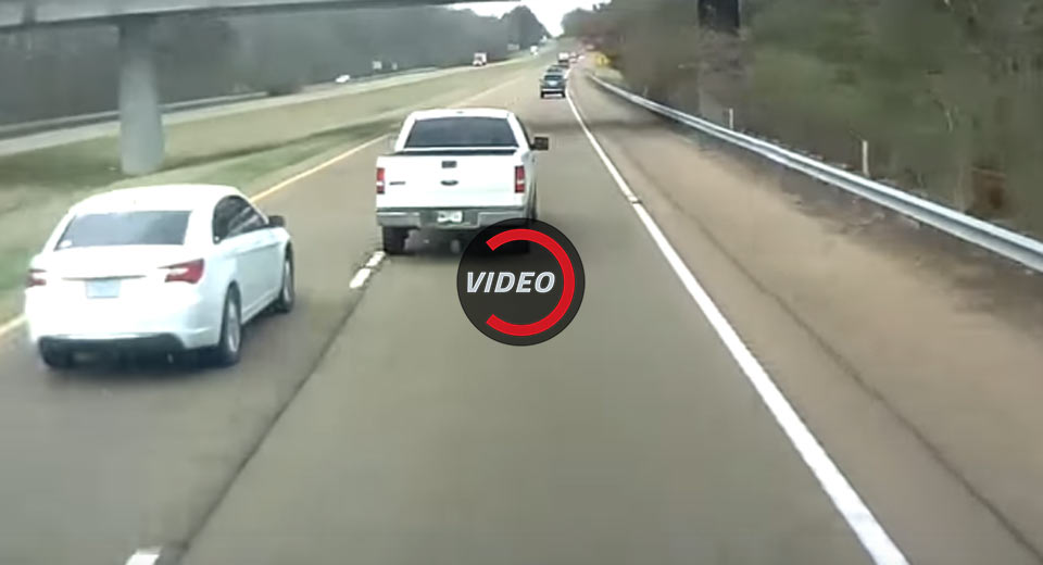  Trucker Films Road Rage Incident Resulting In Multi-Car Crash