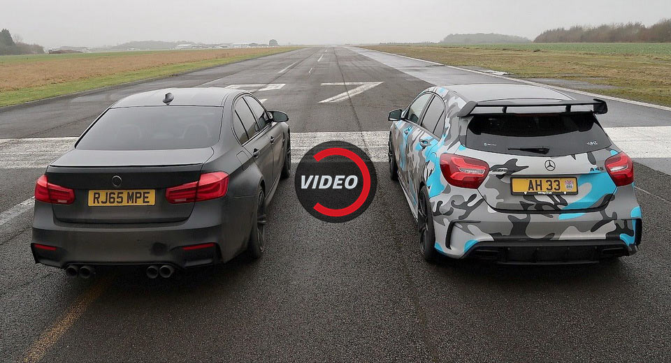  BMW M3 vs Mercedes-AMG A45 Drag Race Is A Lesson In Class
