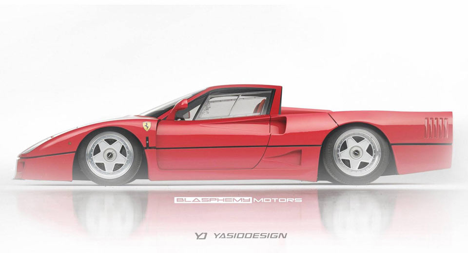  Bliss Or Blasphemy: What’s Your Take On This Ferrari F40 Pickup?