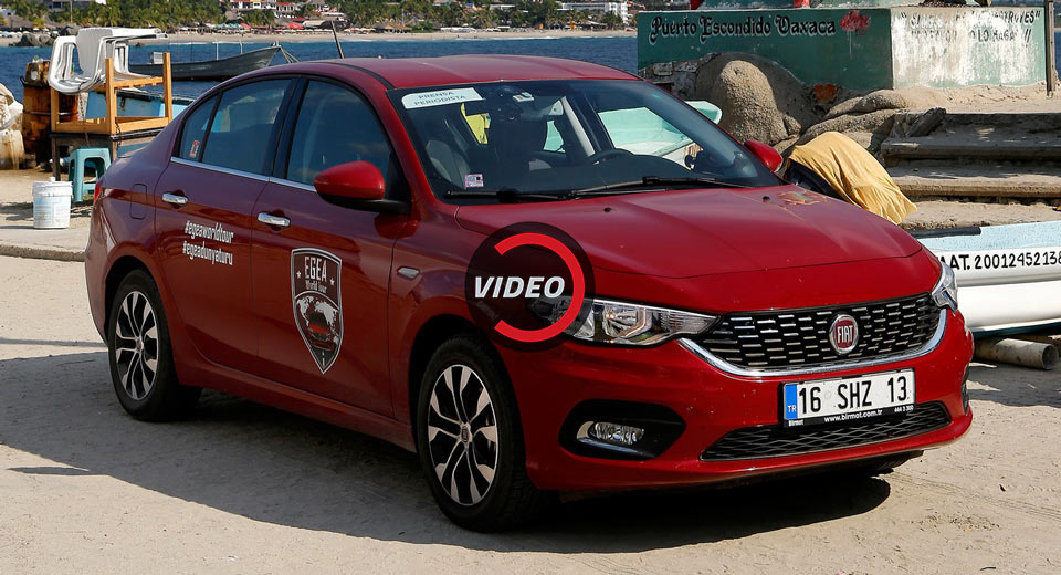  Turkish Journo Drives Fiat Tipo 25,000 Miles Around The World In 133 Days