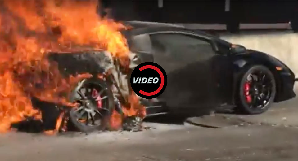  Twin-Turbo Lamborghini Gallardo Burns to a Crisp In Miami