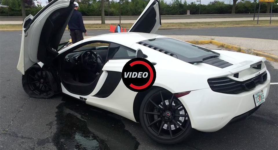  Watch What Happens When An Amateur Drives A McLaren With One Hand