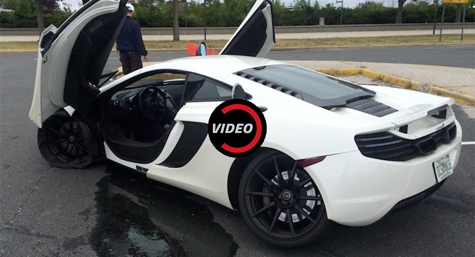 Watch What Happens When An Amateur Drives A McLaren With One Hand