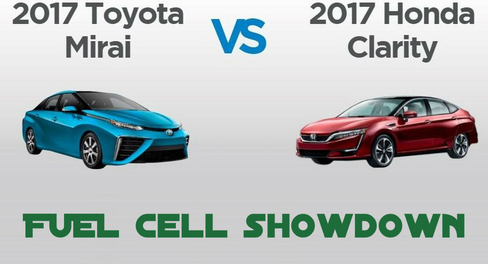  Hydrogen Wars: 2017 Toyota Mirai vs 2017 Honda Clarity