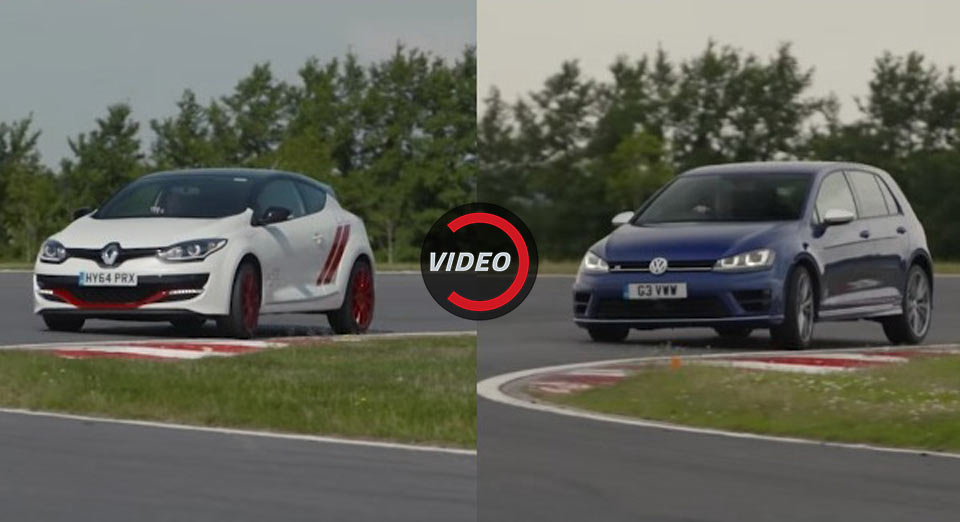 FWD Vs AWD: Renault Megane RS 275 Trophy-R Meets VW Golf R On The Track