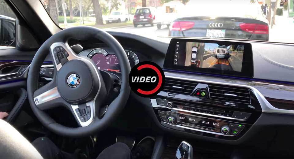 Watch Skynet Go Online In A Self-Parking 2017 BMW 5 Series