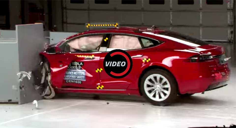 Tesla Model S Isn’t Up To IIHS Safety Standards