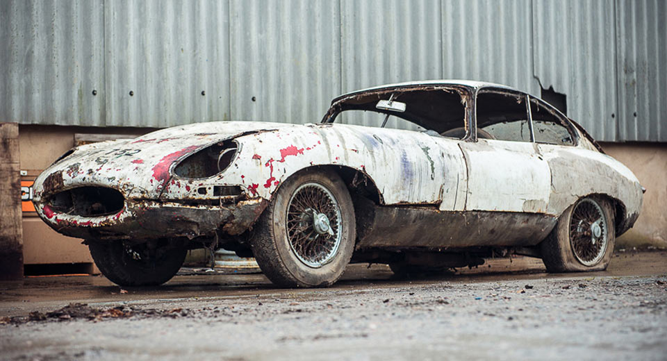  Abandoned Jaguar E-Type Isn’t Exactly A Weekend Project
