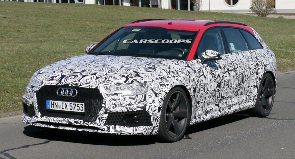  Audi Spied Testing 2018 RS4 Avant Near The ‘Ring