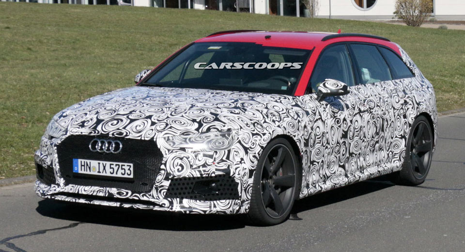 Audi Spied Testing 2018 RS4 Avant Near The ‘Ring
