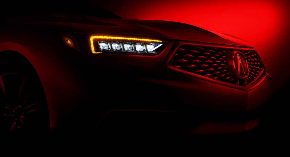  2018 Acura TLX Gets A Beakless Design For NY Auto Show