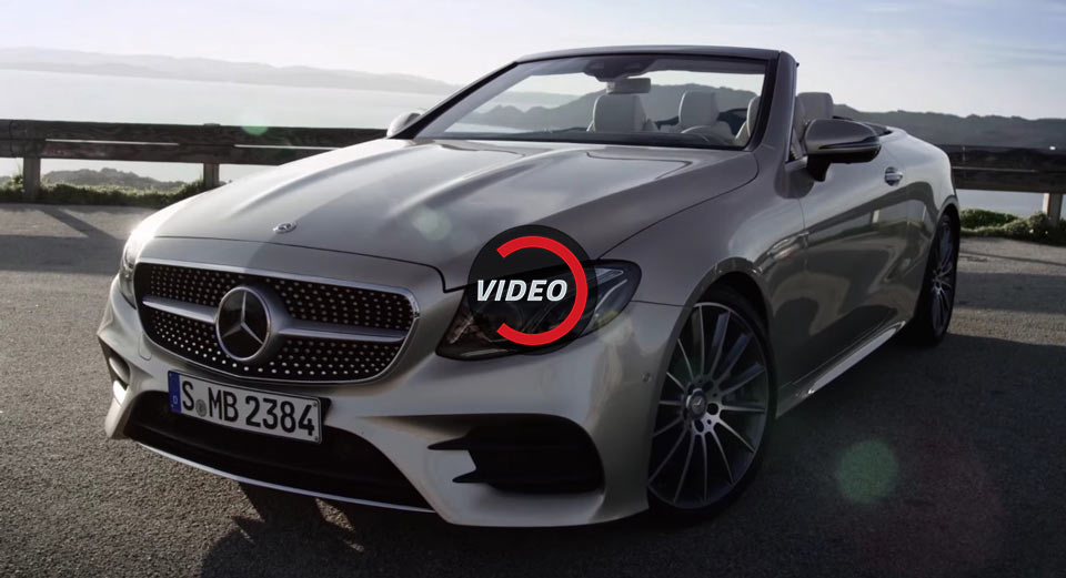 Our First Look At Mercedes-Benz’s 2018 E-Class Cabriolet On The Move