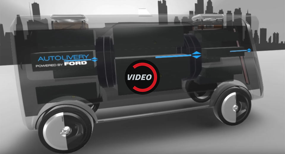  Ford Imagines A Future Where Autonomous Delivery Vehicles Get Your Groceries
