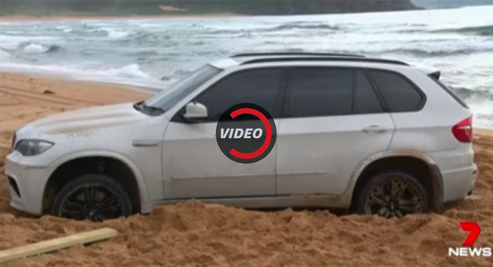  LOL! Aussie BMW Owner Gets Taunted By Reporter After Beaching X5