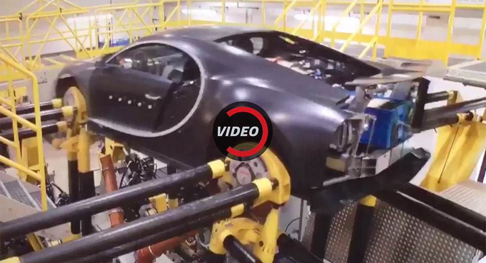 Bugatti Test Rigs Show The Chiron Being Shaken To Its Limits