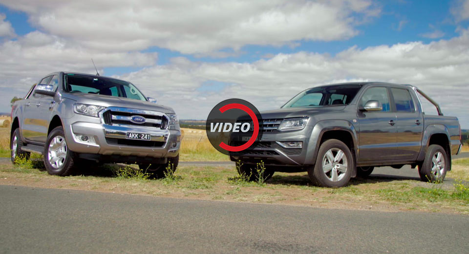  2017 Ford Ranger XLT Takes On VW Amarok V6 Down Under