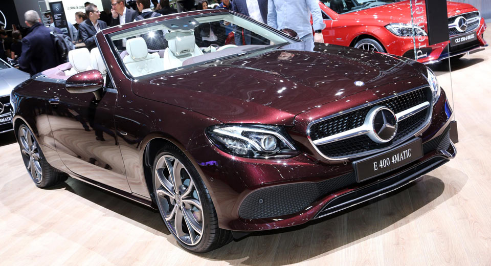  Stylish 2018 Mercedes-Benz E-Class Cabriolet And Coupe Drop By Geneva