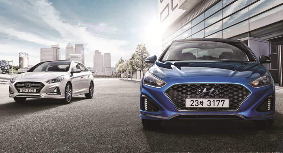 Refreshed 2018 Hyundai Sonata Shows Its Face In Korea