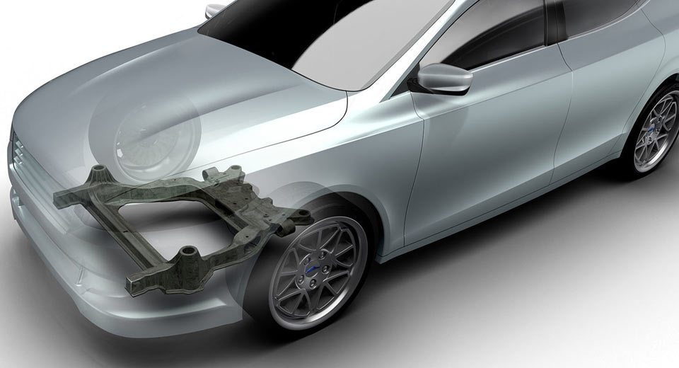 Ford And Magna Create Experimental Carbon Subframe