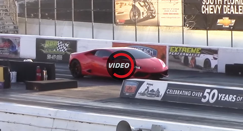  Stock Lamborghini Huracan Runs Blistering 10.44-Sec 1/4 Mile