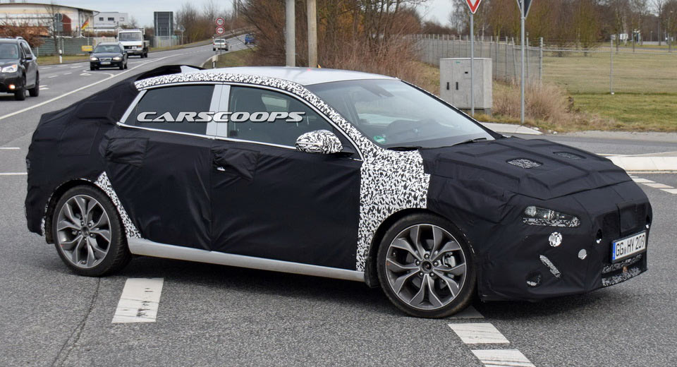  Hyundai Spied Testing New Coupe-Style i30 Fastback
