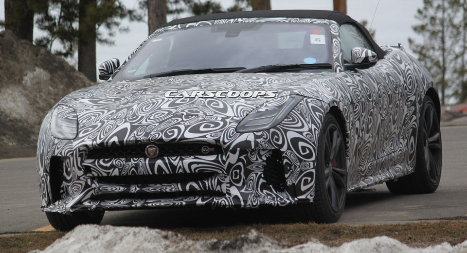  Mysterious Jaguar F-Type Prototype May Have Inline-Six Engine