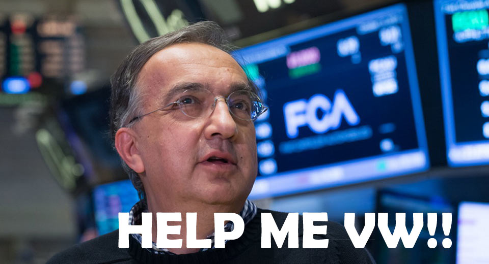  Marchionne Now Suggests He Will Pursue A VW Merger