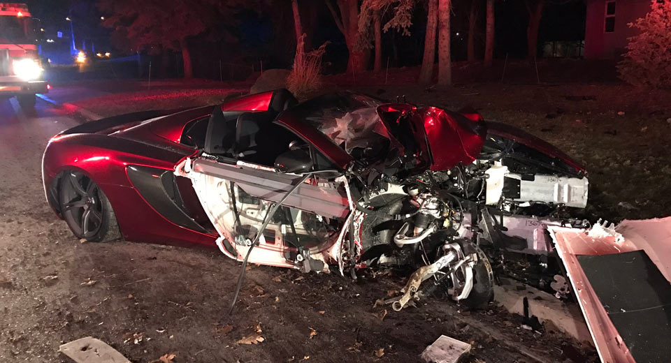 Canadian Man Charged After Crashing McLaren 650S Spider