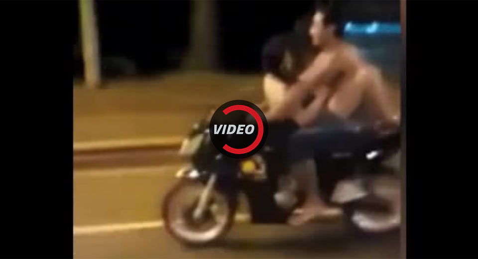Raunchy Couple Filmed On Moving Motorbike In Paraguay