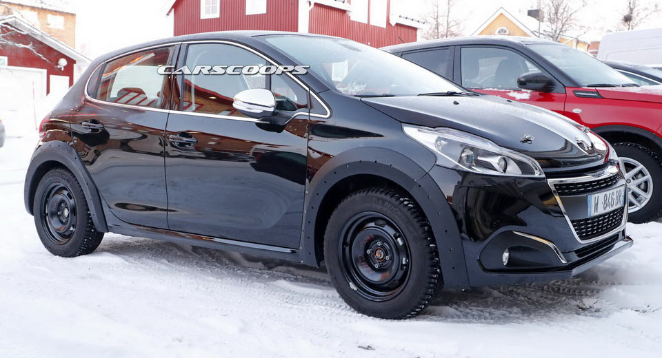 Next-Gen Peugeot 208 Mule Trying To Hide Wider Body