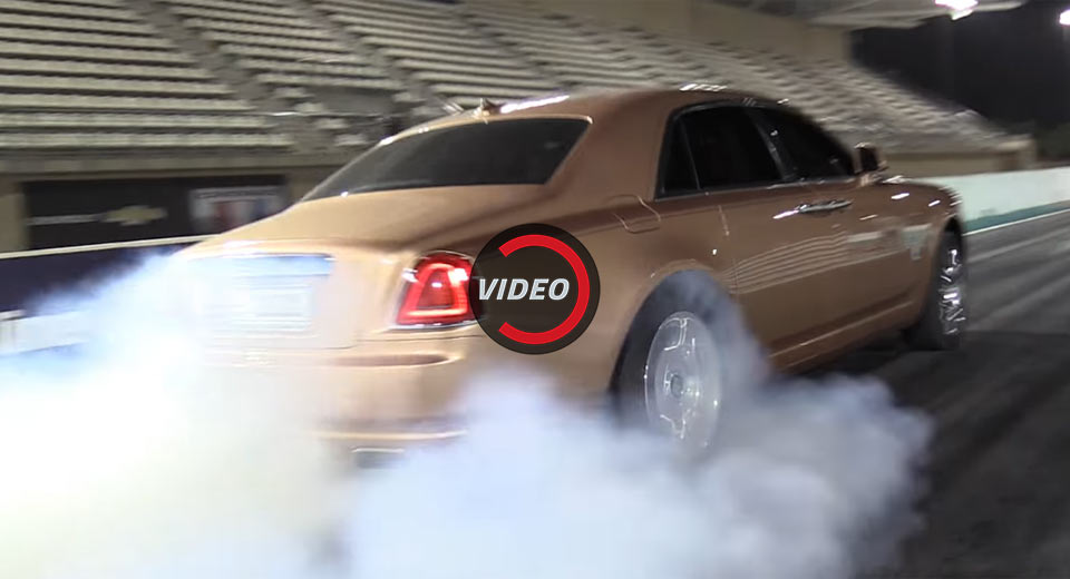  Watch A Bespoke Rolls-Royce Ghost Go Drag Racing