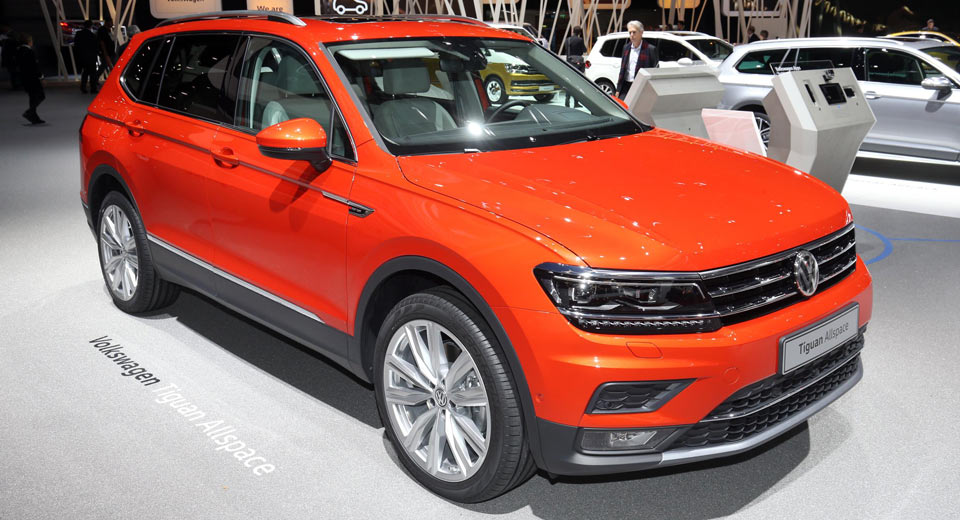 Europe Enjoys Its First Sight Of The VW Tiguan Allspace