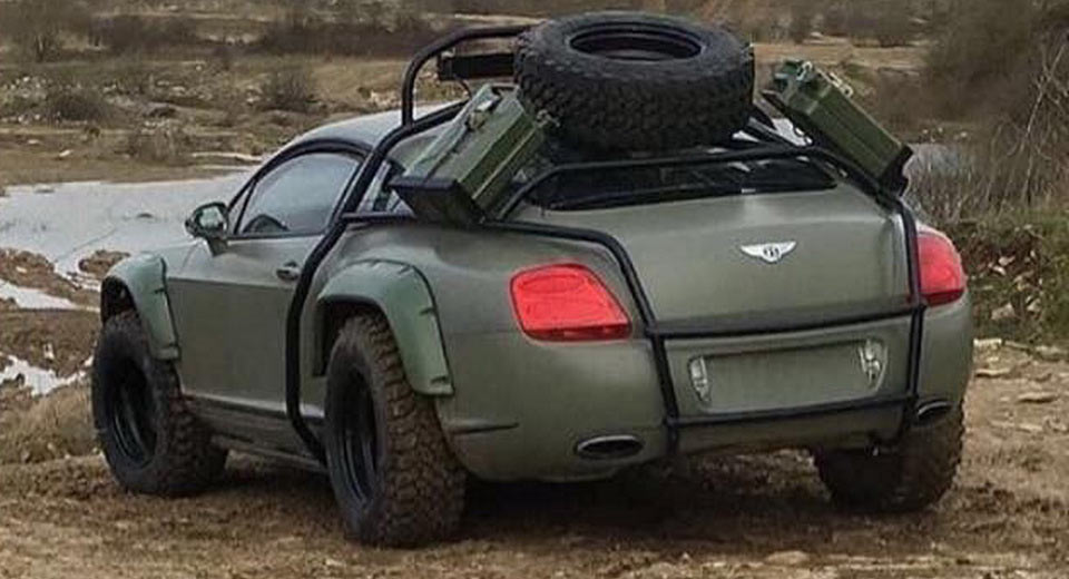  This Bentley Continental GT Off-Roader Is Either Fake…Or A Mustang