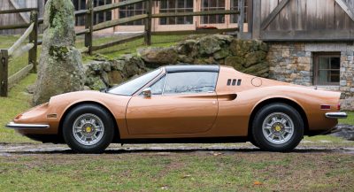 This Copper Ferrari 246 GTS Is A Shining Tribute To The 1970s