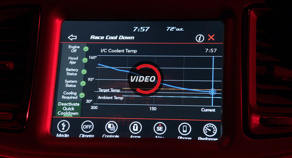 Is The Time On The 2018 Dodge Challenger SRT Demon’s Screen An Easter Egg For 757HP?