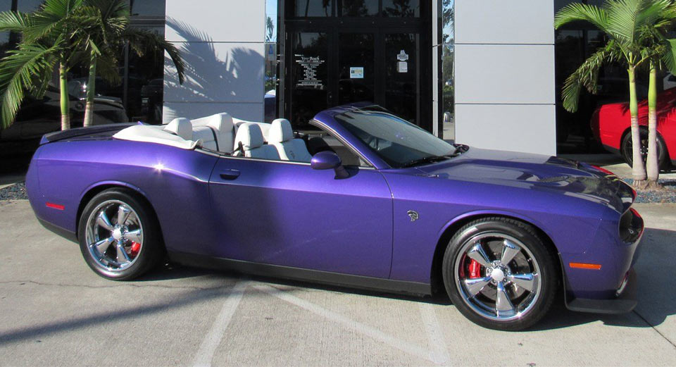 This 707HP Dodge Challenger SRT Hellcat Convertible Will Cost You $90k