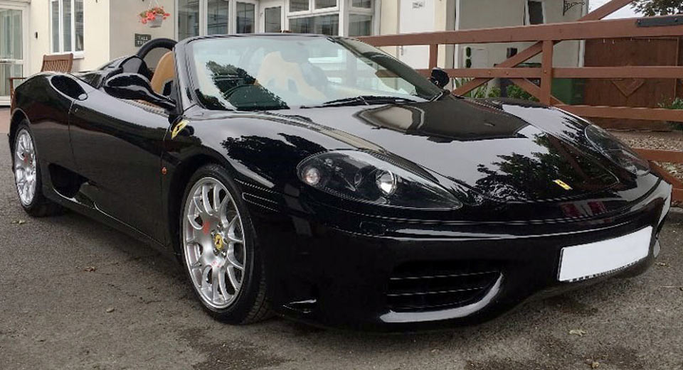 David Beckham’s Ferrari 360 Spider Could Be Yours, For The Right Price