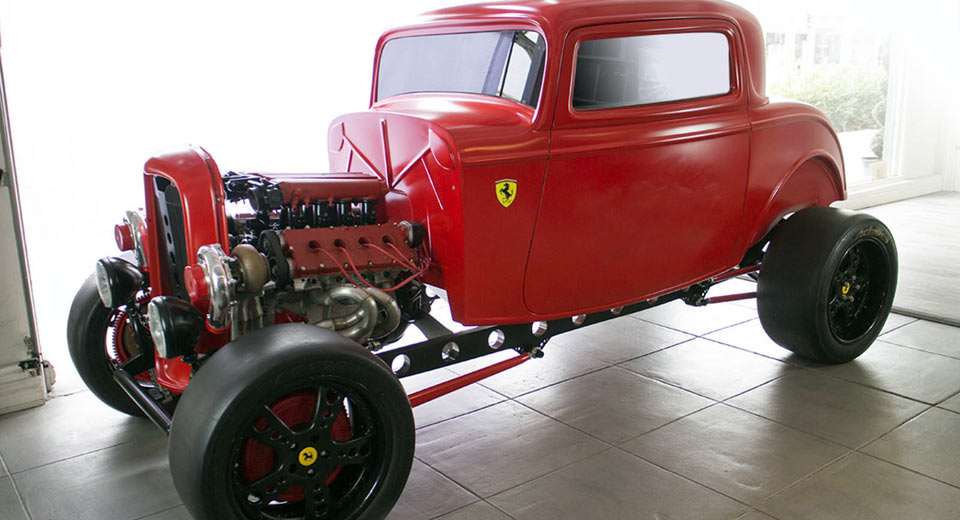  This Ferrari-Powered Ford Hot Rod Has A Split Personality