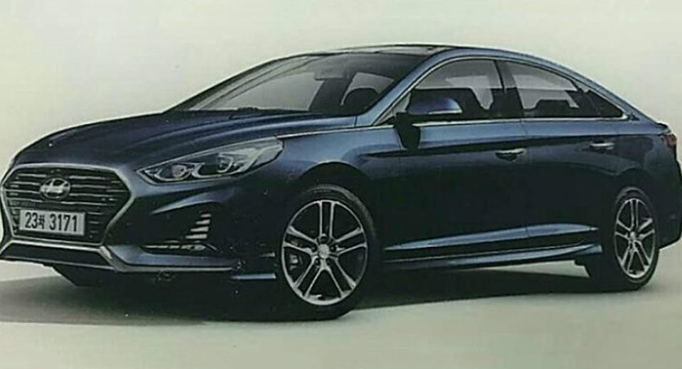 Could This Be The 2018 Hyundai Sonata Facelift?