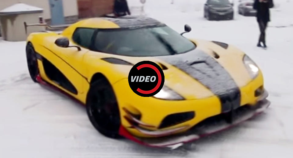 Watch A Koenigsegg Agera RS Don Winter Tires And Tackle The Swiss Alps