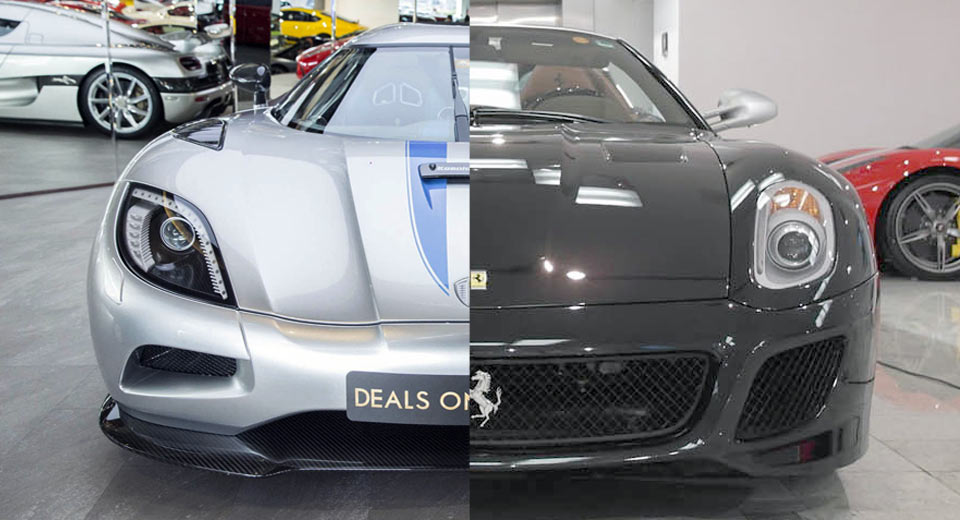  For $1.4 Million, Would You Have A Koenigsegg Agera Or Ferrari 599 SA Aperta?