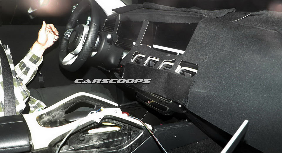  2019 Mercedes-Benz GLE Sheds More Camo And Shows Off Its Fancy Cabin