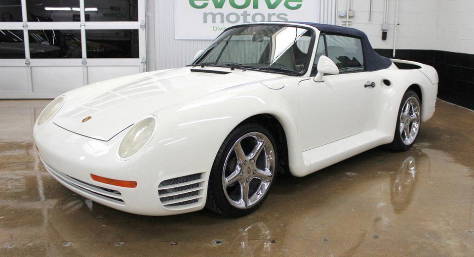  Someone Turned A Totaled 1988 Porsche 911 Into A 959 Cabriolet [72 Pics]