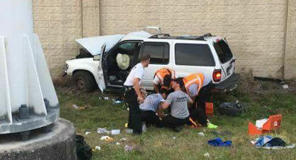 Family Lets 14 Y.O. Son To Drive SUV On Florida HWY, He Crashes Injuring 7