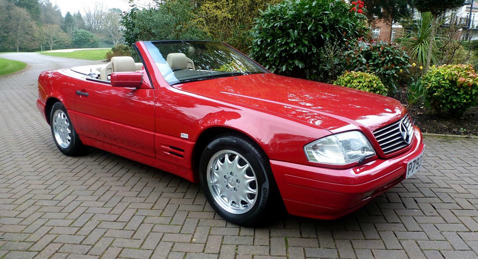  1996 Mercedes SL500 With 80 Miles Up For Auction After Owner Loses Keys For 21 Years