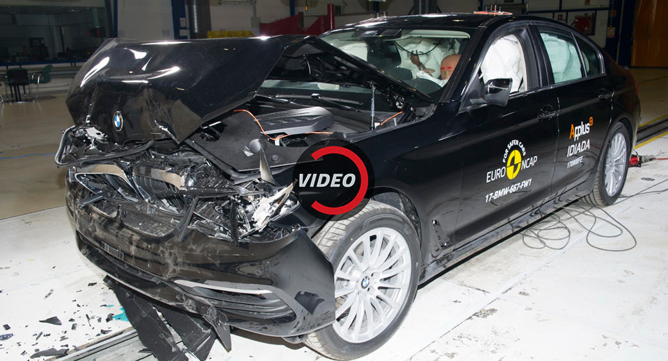  New BMW 5-Series Scores Top Marks With Euro NCAP