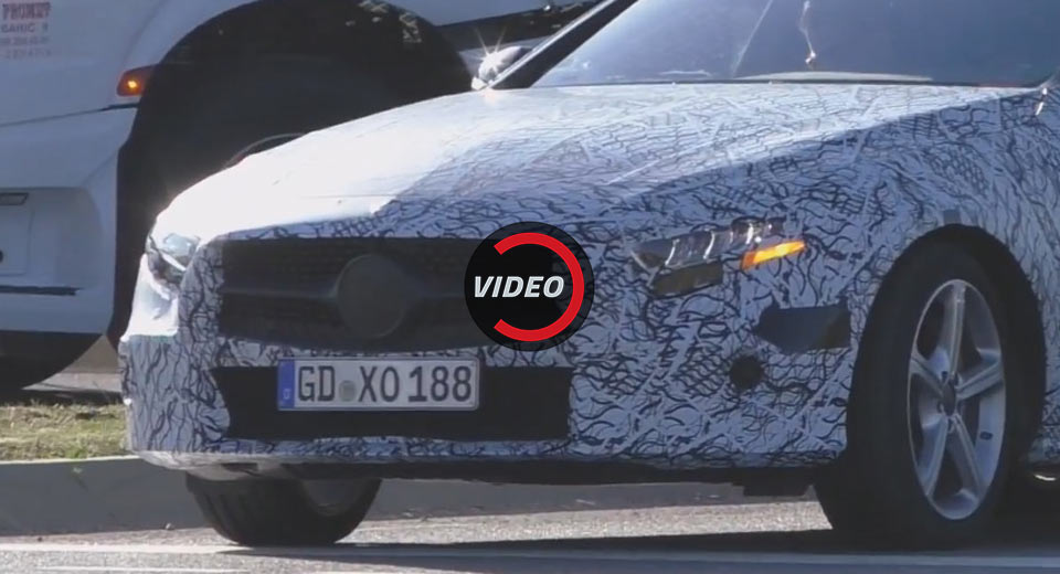 2018 Mercedes-Benz CLS Convoy Spotted With Different Headlights