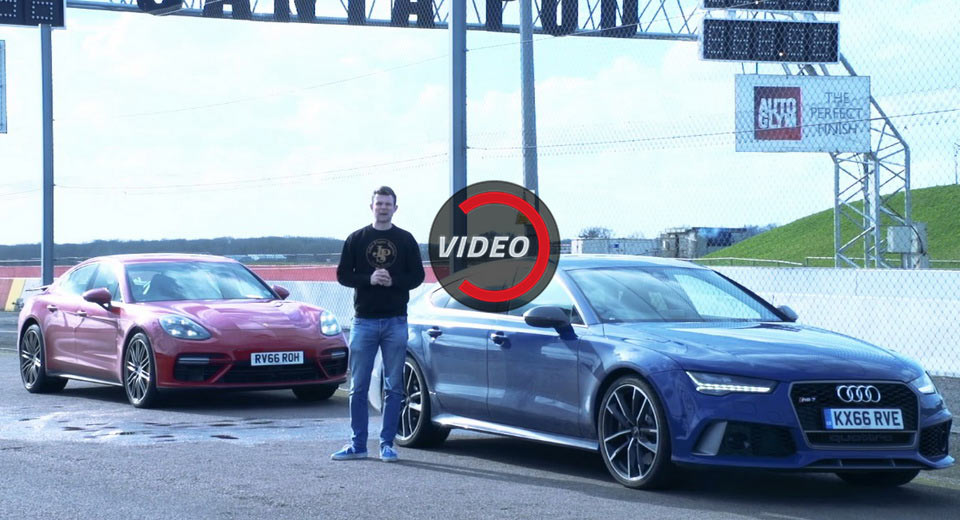 Battle Of The Super-Saloons: Porsche Panamera Turbo Meets Audi RS7 Performance