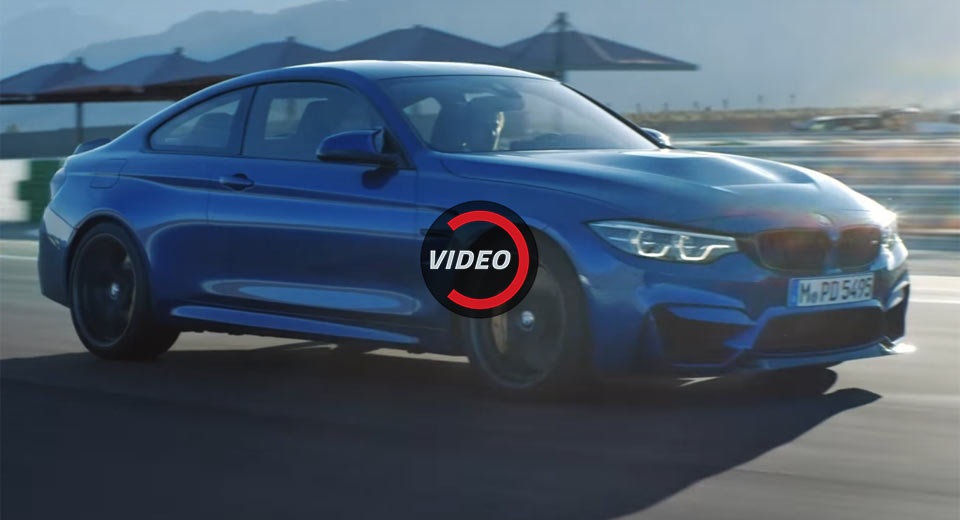 BMW M4 CS Barks At Skydivers In Official Promo